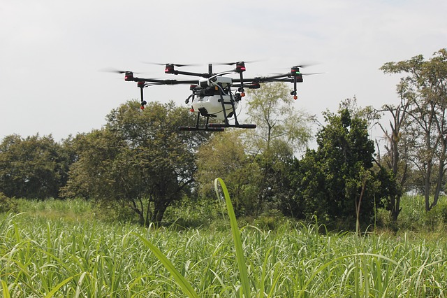 drones en agricultura